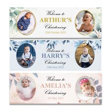 Striscione battesimo con foto