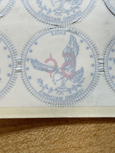 Adesivo vintage eagle gumball - vintage,
