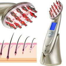 Pettine crescita capelli laser anti perdita capelli infrarossi luce rossa spazzola massaggiatore EMS