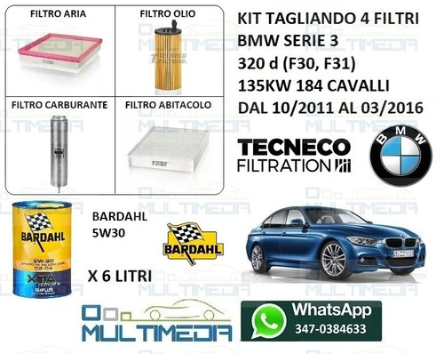 Kit tagliando filtri olio - filtri,