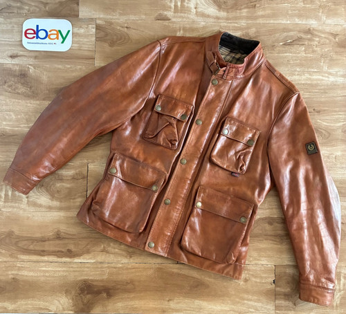 Giacca pelle belstaff brad - di,