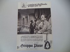 advertising Pubblicità 1968 GRAPPA PIAVE