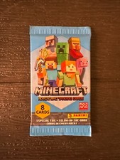 2021 Panini MINECRAFT ADVENTURE BUSTINA SIGILLATA Sealed Pack 8 CARDS