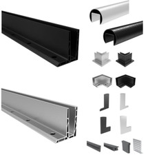 Ganzglasgeländer Alluminio