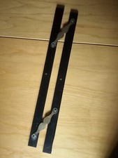 Antico Righello Parallelo Britannico  Per Carte Nautiche In Legno E Ottone 