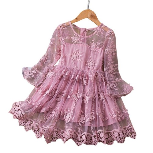 Abito vestito bambina - abito, rosa