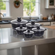 Nova Set di pentole stock 5 pezzi antiaderenti e l'induzione è bene