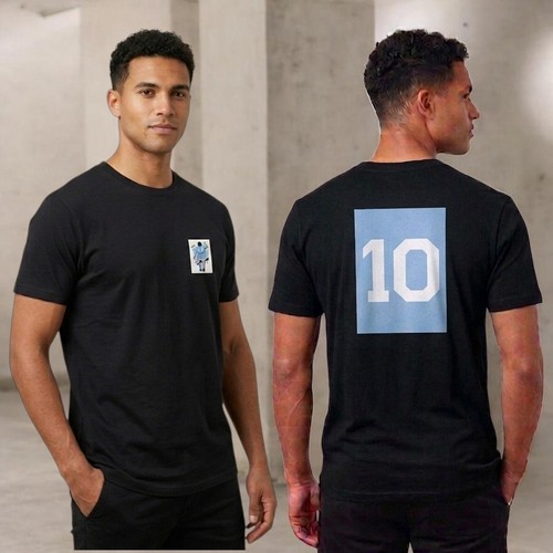 Maglietta nera maradona napoli - maglietta,