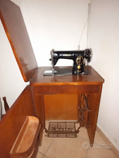 Mobile in legno anni '50/'60 con macchina per cucire Singer