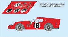 Decals Ferrari 250 GT SWB