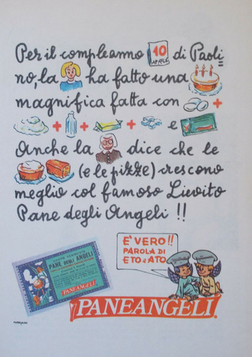 Pubblicità ritaglio italia - pubblicità,