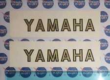 ADESIVO VINTAGE STICKER AUTOCOLLANT MOTO TUNING DECALCOMANIE YAMAHA 2 PEZZI
