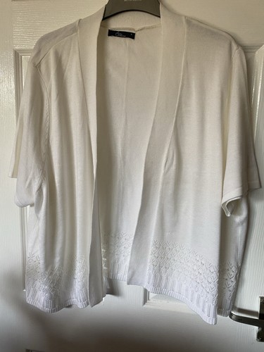 Cardigan donna bianco estivo
