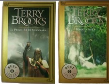 Libro Terry Brooks Mago A Meta 2003 426 + Il Primo Re Di Shannara 2006 823