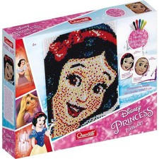 Quercetti 0811 Pixel Art Chiodini Disney Princess Biancaneve E Rapunzel Bambini