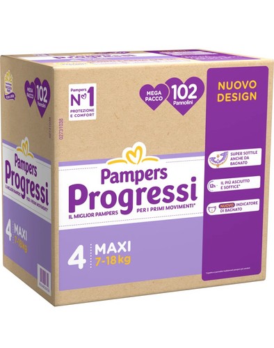 Pampers progressi taglia - taglia, 4