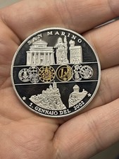 Medaglia San Marino Entrata Nell’euro - #G01A03