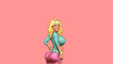 Anime cartoon blonde bimbo