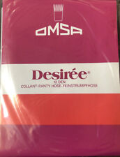 1 Collant Omsa Vintage Desirée Sexy 12 Den. Mis. (da 1 a 2) Col.Marrone