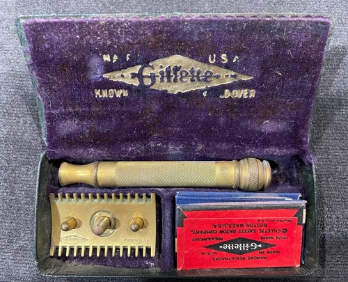 Kit rasoio vintage gillette - vintage,