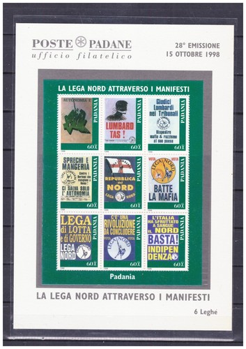 Francobolli erinnofili 1998 - francobolli,