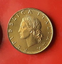 20 LIRE 1976 FIRMA ALLINEATA - VARIANTE NON COMUNE IN FDC