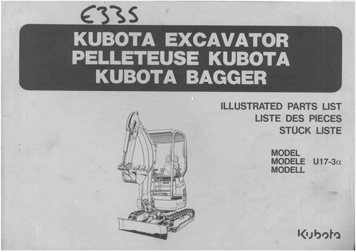 Kubota escavatore u17 - escavatore, u17-3