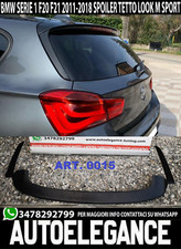 BMW SERIE 1 F20 2011-2019 SPOILER SUL TETTO POSTERIORE M & DEFLETTORI - ABS -