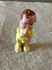 Fisher Price Loving Family Dollhouse Yellow Baby Boy Nursery Sucking Thumb