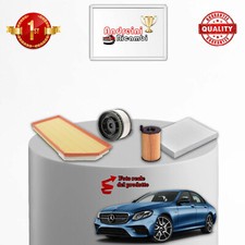 KIT TAGLIANDO 4 FILTRI MERCEDES CLASSE E 200 D W213 110KW 150CV DAL 2016 ->