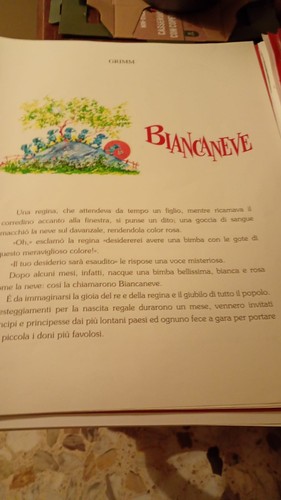 Fiaba biancaneve gigante - di, ,