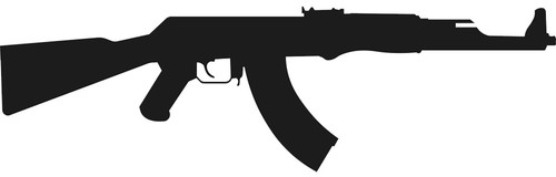 Adesivo kalashnikov 29x9 - adesivo, cm