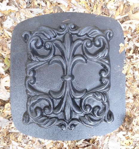 Scroll fleur stampo - , plastica
