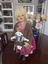 Meravigliosa bambola Dorle di Susi Eimer - Gotz Artist Puppe