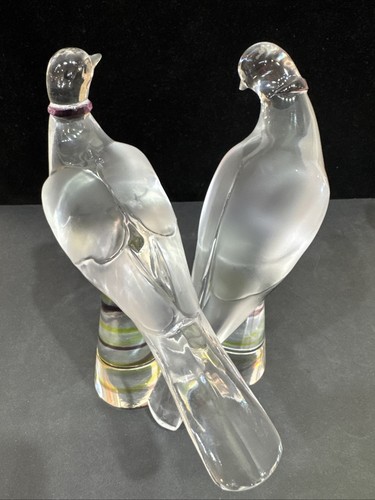 Rare pair large lalique - pair, turtle