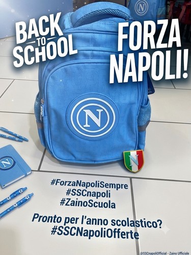 Backtoschool ssc napoli - napoli, zaino