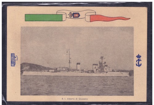 Postcard regia marina - postcard, cruiser