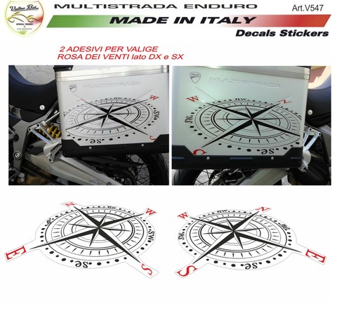 Adesivi per valigie moto - per,
