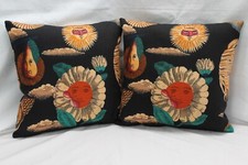 2 Fodere per cuscino con tessuto canvas vintage 12 Soli 12 mesi Fornasetti