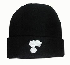 BERRETTO CUFFIA ZUCCOTTO CARABINIER Ricamato. taglia unica, tessuto doppio.