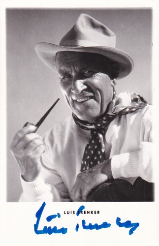 Luis trenker autografo - luis,