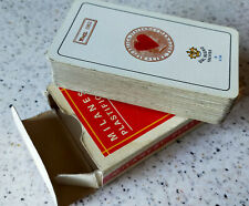 1963 Vecchio mazzo DAL NEGRO 40 carte da gioco MILANESI Lombarde Tutte le FOTO