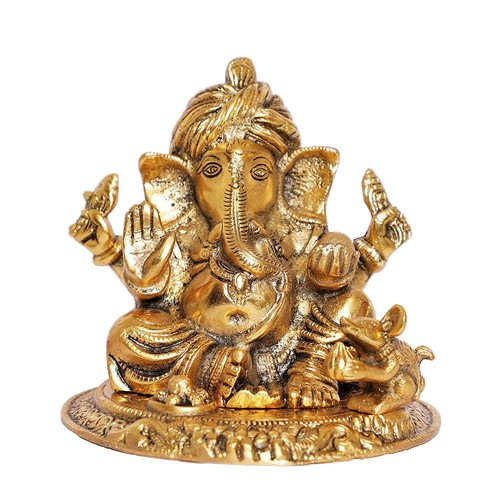 Metallo ganesha statua idolo - metallo,