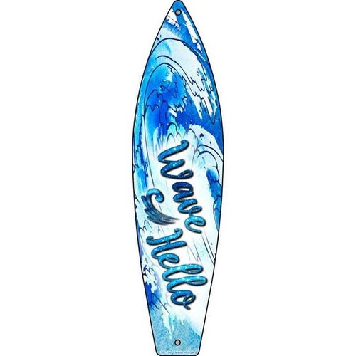Insegna tavola surf metallo