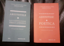 2 LIBRI ARISTOTELE - CORRIERE:  LA COSTITUZIONE DEGLI ATENIESI, POETICA (D639)