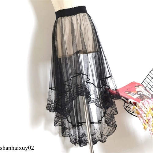 Gonna donna maglia pizzo