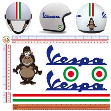 Vespa adesivi casco gorilla