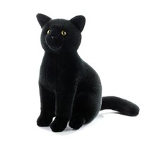 Plush & Company 15954 Peluche Gatto Nero H 30CM Black Cat Noir Chat