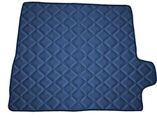 BLU SCURO Tappetino bagagliaio Ecopelle per Range Rover Sport II 2013-..., tappe