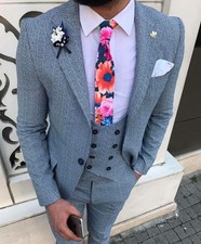 Designer Business Blu Gessato